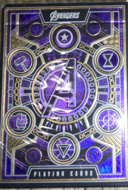 “New” Theory11 Avengers of the Infinity Saga Purple Playing Cards Sealed deck - Image 3