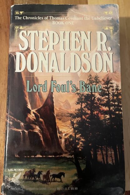Lord Fouls Bane by Stephen R. Donaldson (soft back)